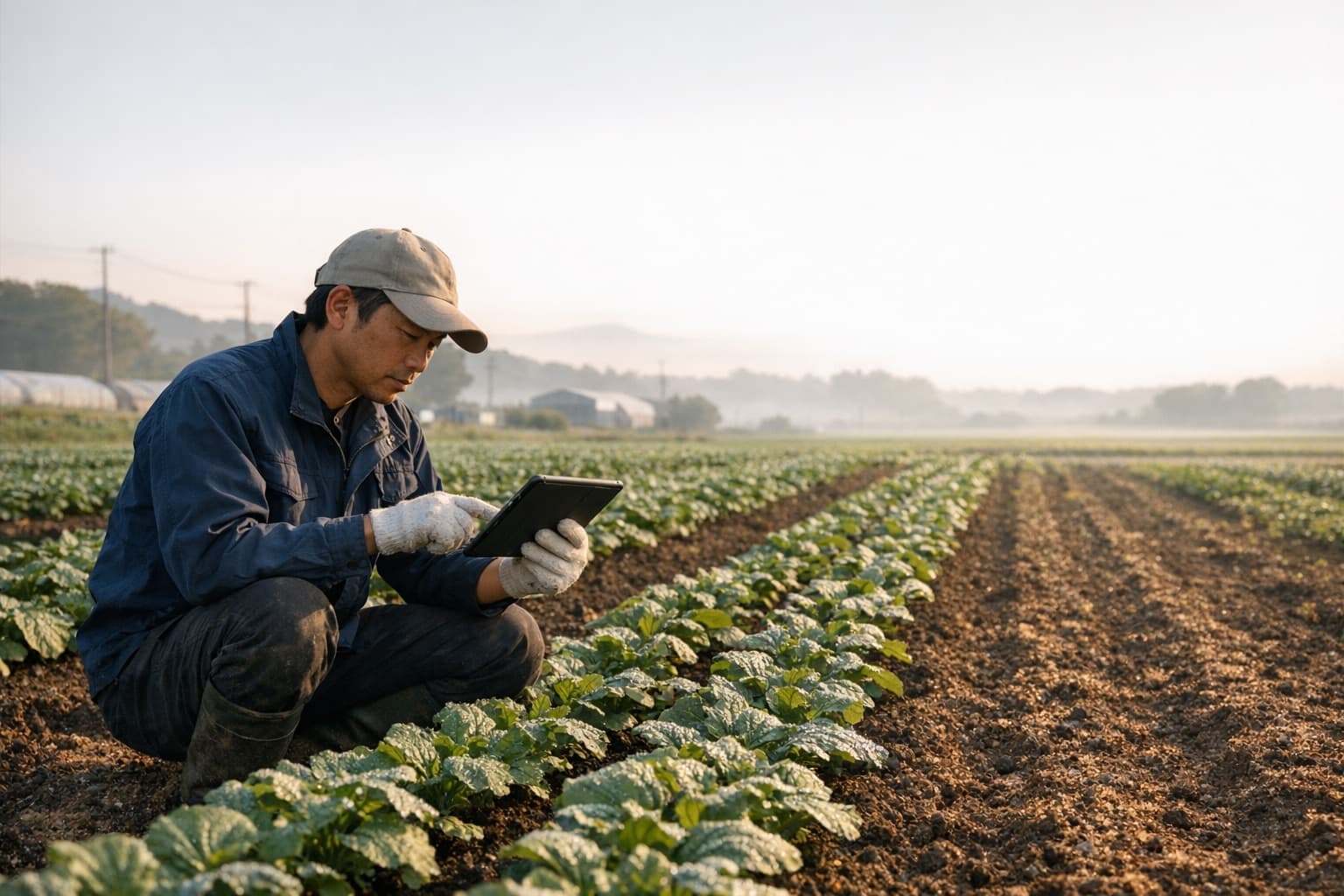 ROUVISの営農ダッシュボード画面